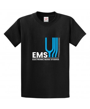 EMS Electronic Music Studios Classic Unisex Kids and Adults T-Shirt for Musicians